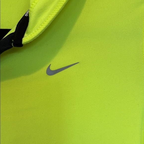 Nike Women's Neon Yellow Running Hoodie - Medium - Picture 3 of 7